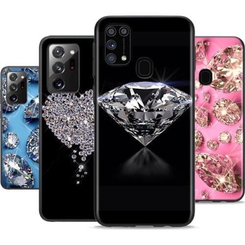 Luxury Diamond Love For Samsung Galaxy M31 M10 M10S M20 M21 M30 M40 M60S Note 20 10 9 8 S6 Plus Ultra Lite Phone Case