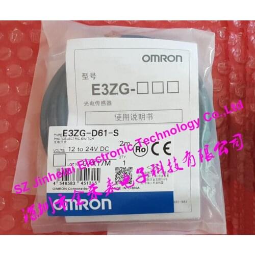 E3ZG-D61-S (E3ZG-D61) New and original OMRON Photoelectric switch 12-24VDC 2M