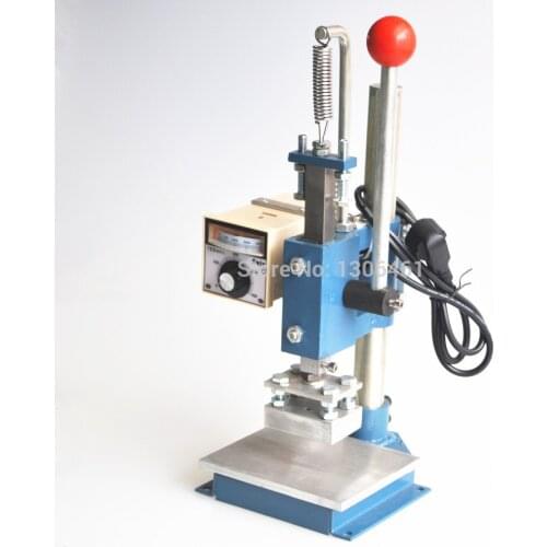 Hot foil stamping machine foil stamper printer leather embossing machine (10X13cm) 220V/110V