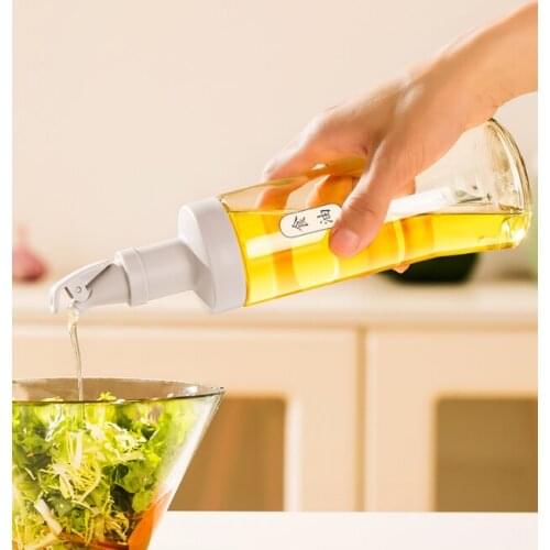 Leakproof and convenient cleaning household soy sauce vinegar cooking wine large kitchen supplies glass oil pot J05