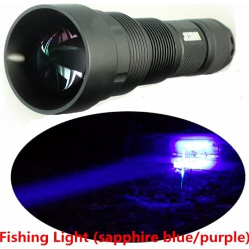 JAXMAN Z1 blue light /purple light fishing light Optical Zoom glass lens free shipping