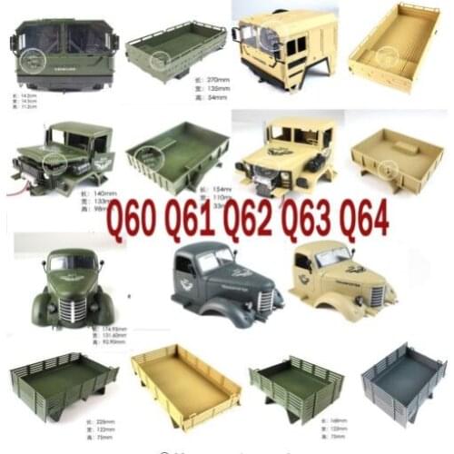 JJRC Q60 Q61 Q62 Q63 Q64 RC Military Truck 4WD 6WD RC Car spare parts Car barn Warehouse car Head