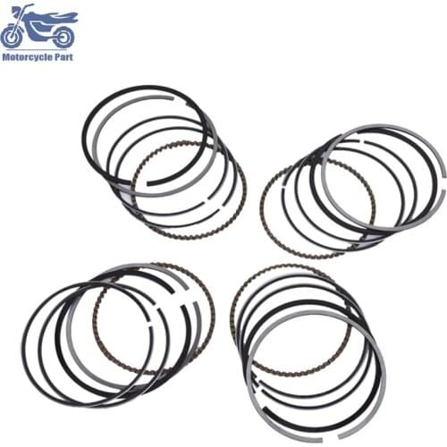 55.25mm Motorcycle Piston and Piston Ring Kit For HONDA VFR400 VFR 400 VFR400R Konica Minolta Replica 07 +25 Oversize 0.25