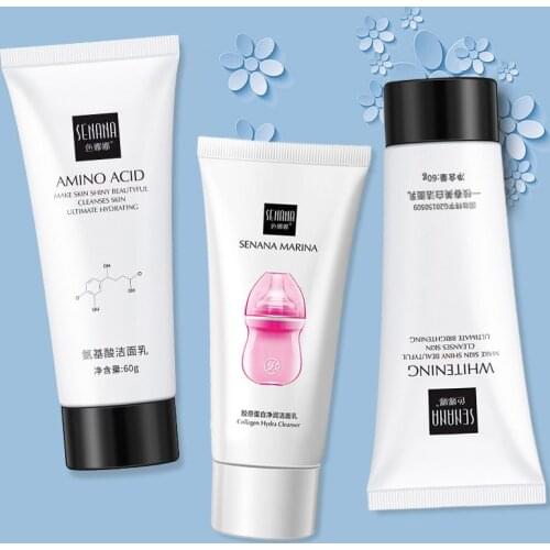 Nicotinamide Amino Acid Face Cleanser Deep Cleaning Oil Control Collagen Moisturizing Nourishing Facial Cleanser Skin Care TSLM1