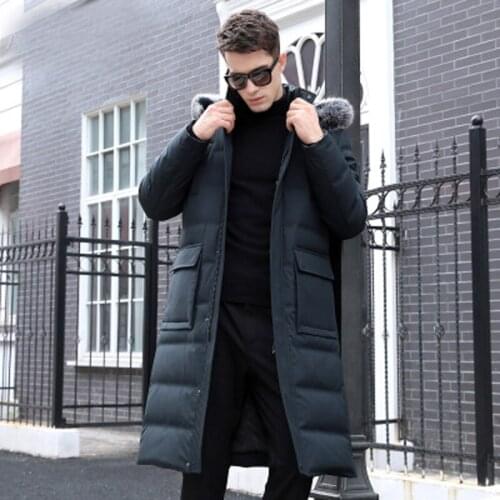 New Winter Jacket Men High Quality Fashion Casual Coat Hood Thick Warm Down Jacket Male Winter Parkas Outerwear