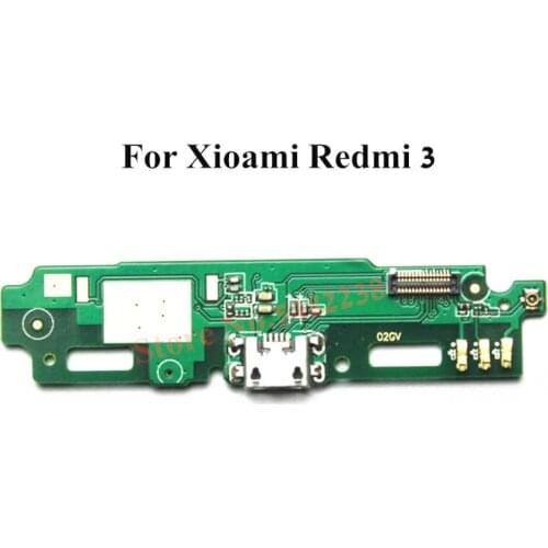 New USB Charging port Dock Flex Cable For Xiaomi Redmi 3 Charger Plug Connector Board Replacement parts