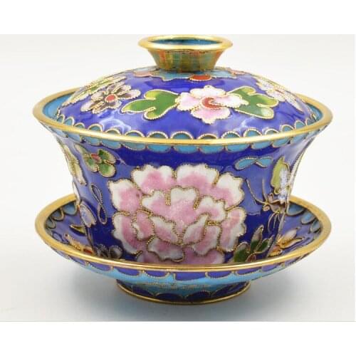 Cloisonne, silk cup, tea bowl, tea set, tea cup, special household decoration