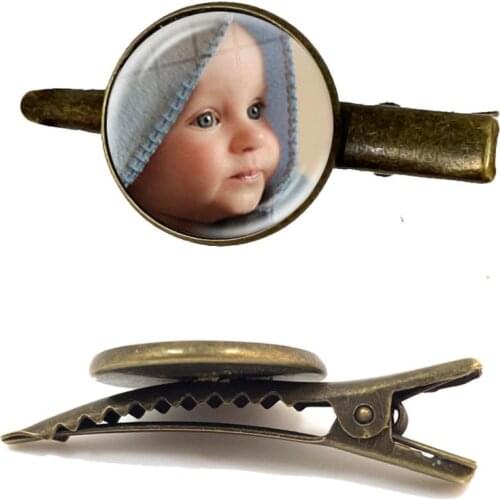 Personalized Custom Tieclips Mum Dad Baby Children Grandpa Parents Tie Clip for Male Gentleman Shirt Wedding