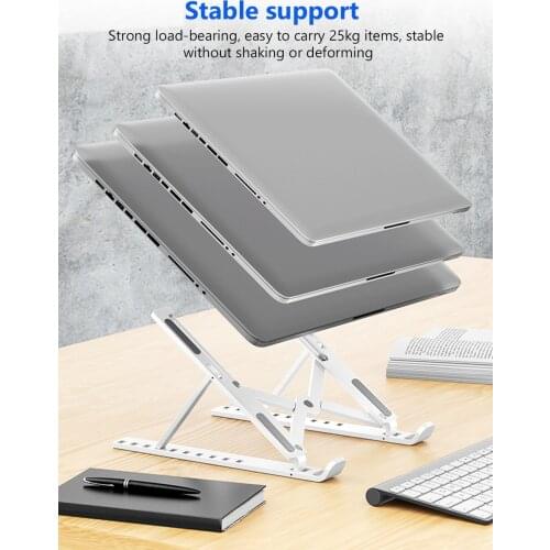 Laptop Stand Holder Foldable Adjustable Tablet Folding Portable Desktop Office Support Notebook Strand For Mackbook Pro Air Ipad