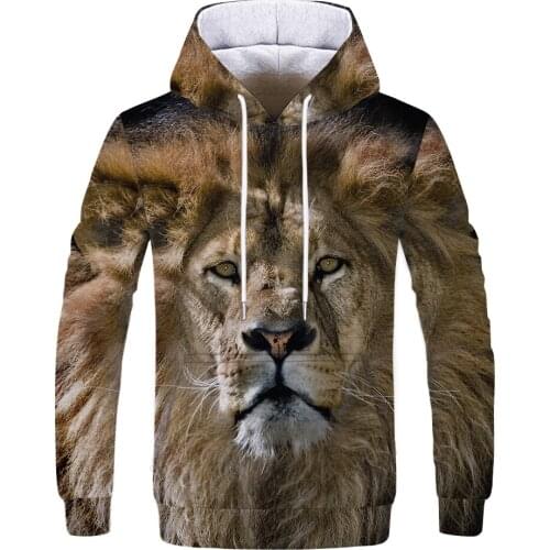 Tiger 2020 hot new trend 3D hoodie creative art style Spring and Autumn fashion hoodie cartoon trend handsome jacket