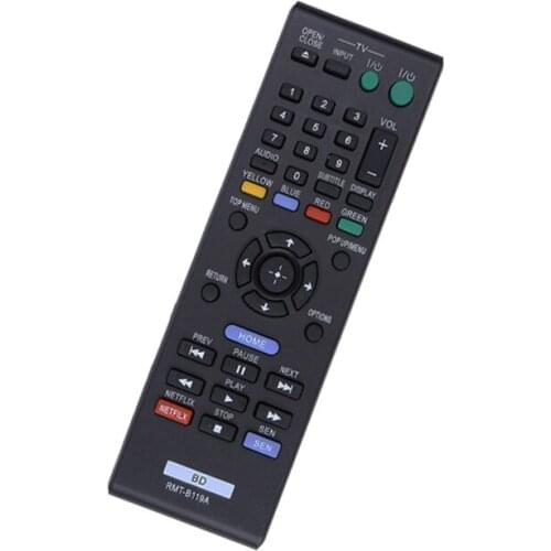 New Blu-Ray Player Remote Control Fit For Sony BXBDP110 BDPBX510 BDPS390 RMT-B120P BDP-S185 BDP-S186 BDPS185