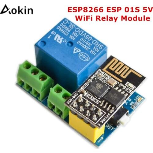 ESP8266 ESP01S ESP-01S 5V WiFi Relay Module Things Smart Home Remote Control Switch for Arduino Phone APP Wireless WIFI Module