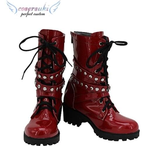 Free Shipping!Division Rap Battle 14th Moon/Jyushi Aimono Halloween Cosplay Boots Cosplay Shoes