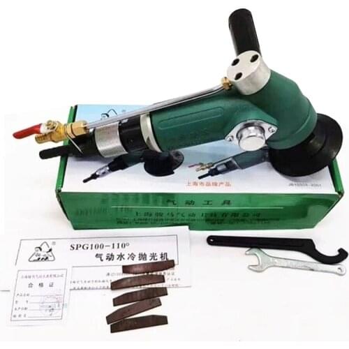 Water-feed Type 4 Inches Pneumatic Water Sander Air Wet Sander Polisher 100mm Water Wet Sander 110 Degree