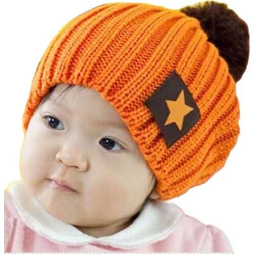 Children with candy-colored line caps, fashion star labeling childrens hats, 15 * 23CM, multicolor