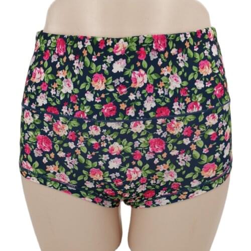 High waist plus size panties for women big size womens briefs printing sexy lingerie for mama size bamboo fiber women underwear