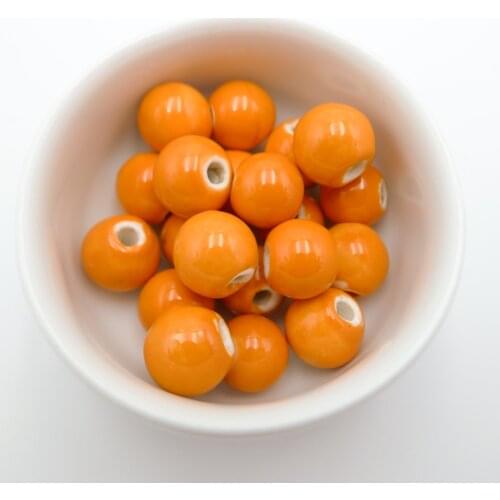 10# 40pcs Jingdezhen Ceramic beads sell by bags not hama porcelain bead for jewelry making 10mm beads #A321A