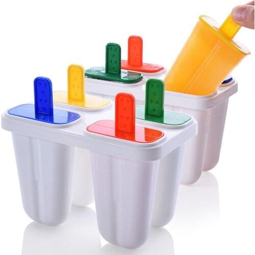2 Pack Popsicle Molds Popsicle Maker Popsicle Mould Ice Cream Mold Reusable Easy Release Ice Popping Molds