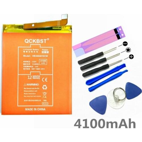 4100mAh Phone Battery HB366481ECW for Huawei Y6 Prime P Smart High Quality Replacement Bateria Rechargeable Batteries
