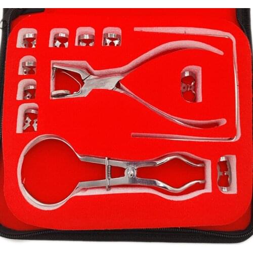 Free Shipping 1 Set Dental Rubber Dam Perforator Puncher Oral Care Pliers Dentistry Equipment Orthodontic Dental Materials
