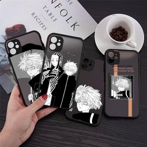 Kawaragi senju Tokyo Avengers revengers Phone Case For iPhone 12 11 Mini Pro XR XS Max 7 8 Plus X Matte transparent cover