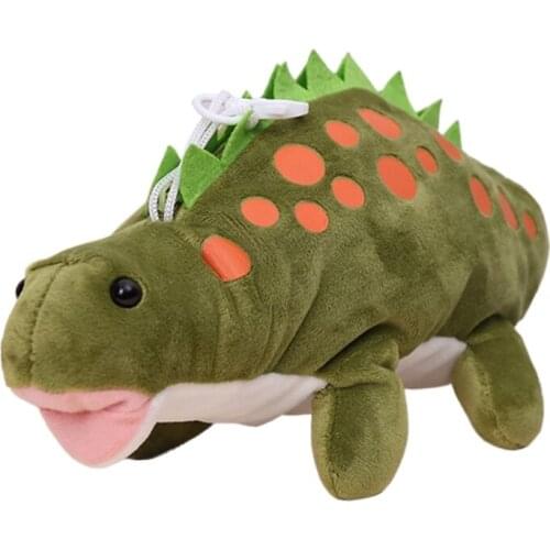 PPYY-Dinosaur Students Pencil Case Pen Bag Plush Toy Children Creative Toy Storage Bag Doll Gift Cartoon Cute Pen Pouch