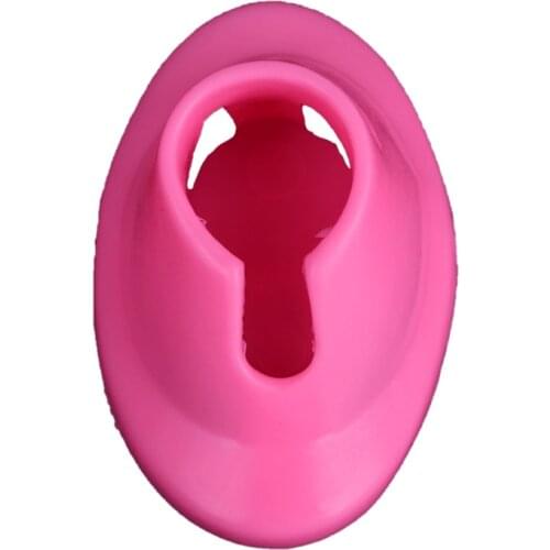 1Pc DIY Rubber Nail Gel Polish Holder Display Nail Polish Bottle Holder Nail Art Manicure Slanted Container Glue Tilt Clip TSLM1