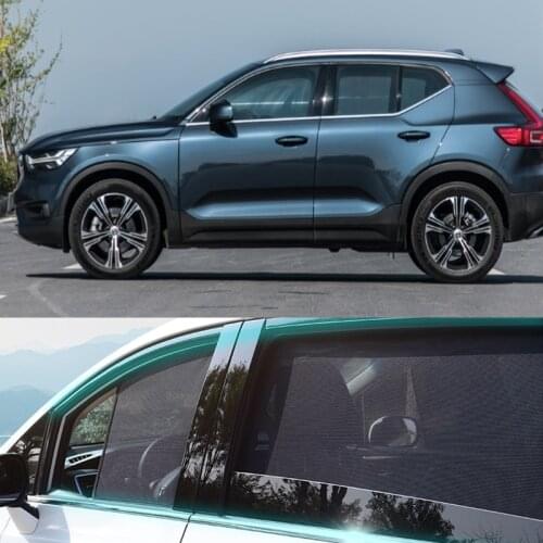 For Volvo XC40 2018 Accessories Car Window Shade Magnetic Sunshield Sunproof Gauze Mesh Protection Cover