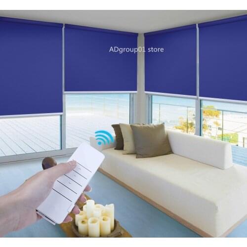 Electric Window Shade Smart Motorized Roller Blinds Motor Blind wifi Remote Control Auto Blinds Automatic Roller Shades