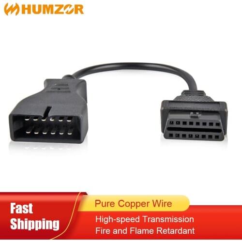 OBD Cable GM12 Auto Extension USB Diagnostic Cable Scanner Interface 16 Pin Extend obd ii Connector Adapter For VW Audi Seat