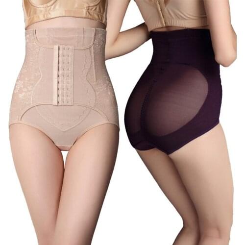 Women Butt Lifter Shapewear High Waist Tummy Belly Control Body Shaper Slimming Shorts Waist Trainer Panties with Hooks