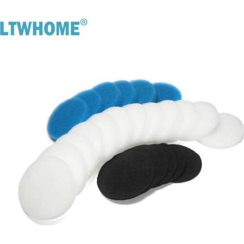 LTWHOME Value Pack of Carbon Filter, Coarse Filter and Fine Filter Pads Set Suitable for Eheim Classic 2215 / 350 2616151