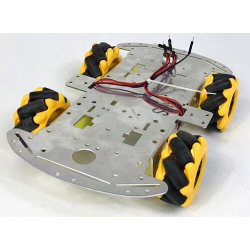 Mecanum Wheel Robot Kit 4WD Omnidirectional Wheels Smart Robot Car Chassis Kit