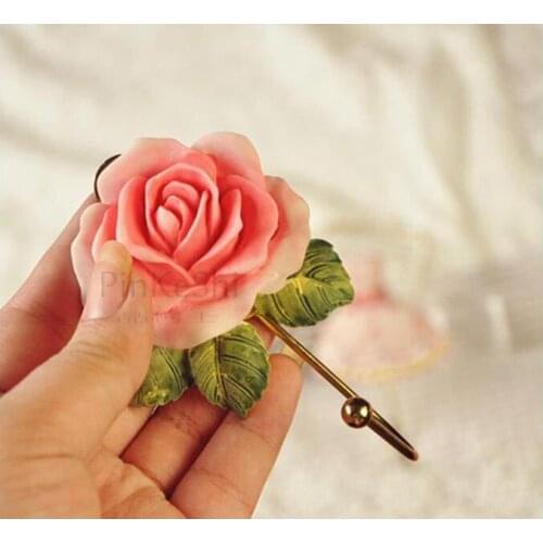 Cartoon multicolour small flower clothes hook clothes hanging hook