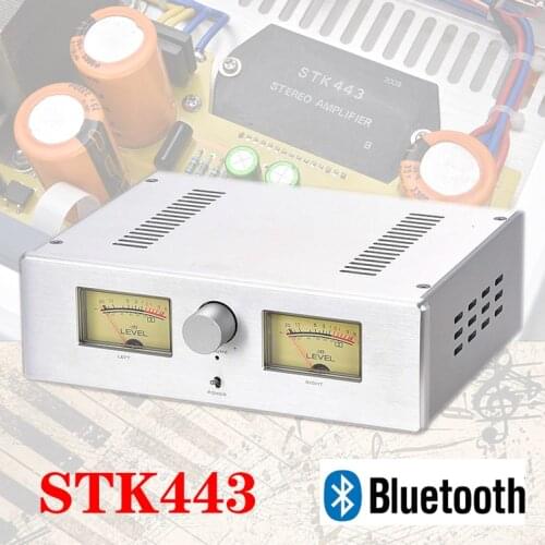 BRZHIFI New Sanyo Thick Film STK443 Retro HIFI Fever Dual Head Amplifier Optional Bluetooth