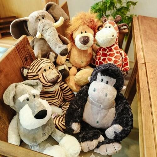 Plush Toys Animal Series Simulatio Cute Baby Plush Doll Pillow Accompany Doll Holiday Gifts Brinquedo Children Plush Toys BK50MR