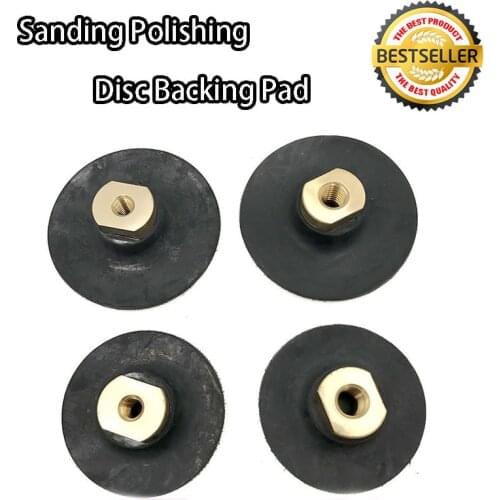 M10/M14 Sanding Disc Backing Pad 3/4 inch 80/100mm Self-adhesive Hook-Loop Backed Plate for Angle Grinder