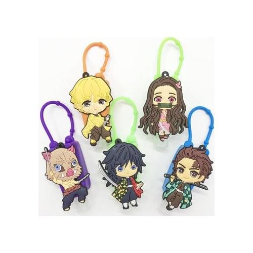 IVYYE Kimetsu no Yaiba Anime Portable Soap Dispensers Cartoon Storage Bottle Bathroom Products Household Unisex