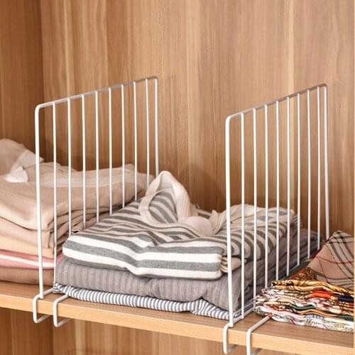 Simple Rack Wrought Iron Hook-Type Nail-Free Partition Wardrobe Cupboard Bookcase Vertical Partition Sub-Baffle WXV Sale