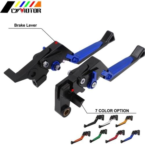 Motorcycle CNC Adjustable Pivot Brake Clutch Levers For YAMAHA FZ1 FAZER 06-15 FZ8 11-15 FZ6R FZ6 04-15 XSR 700 900 ABS 16 2017