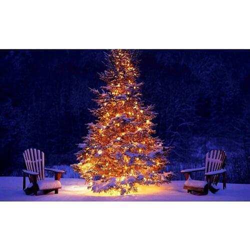 Christmas Outdoor Flag Banner 3x5ft Winter Snowflakes Home Party Garden Yard House Brass Grommets Polyester Decor