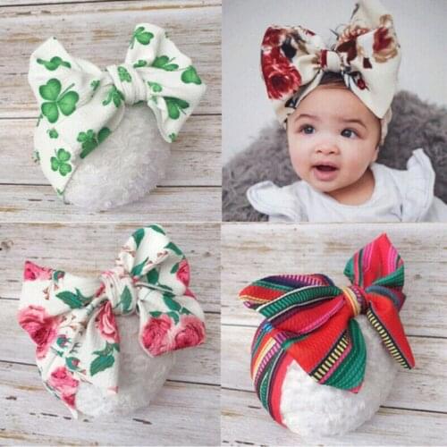 Cute Newborn Baby Comfy Bowknot Hospital Cap Girl Boys Beanie Hat Infant Toddler Colorful Caps Kids Gifts Baby Accessories