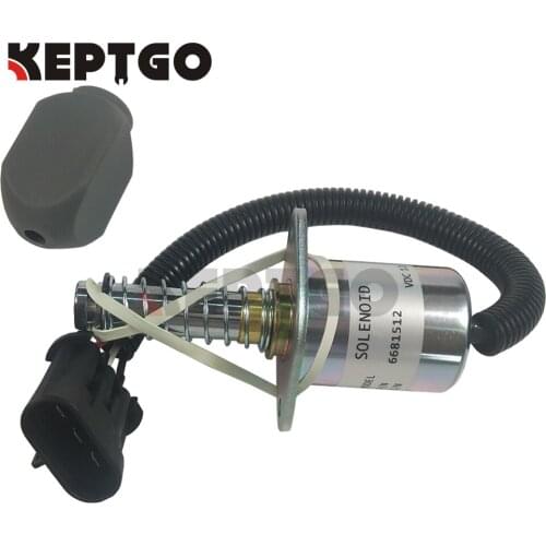 6681512 12v Traction Lock Solenoid For Bobcat S150 S160 S175 S185 S205 S250 S300