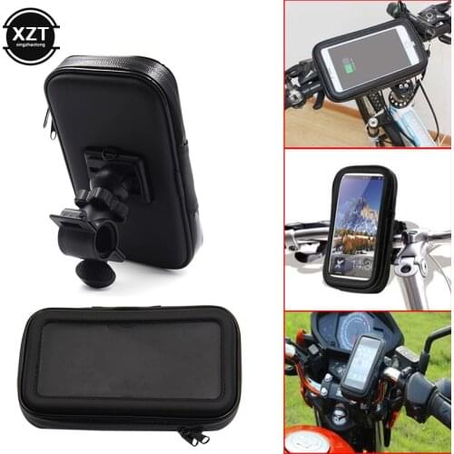 Bicycle Motorcycle Phone Holder Waterproof Bike Phone Case Bag for iPhone Xs Xr X 8 7 Samsung S9 S8 S7 Scooter Phone Case