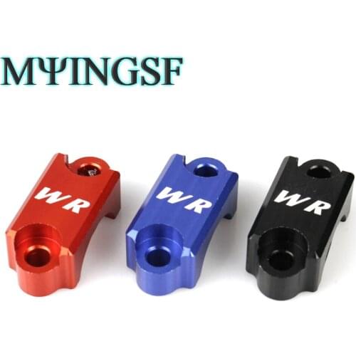 Brake Master Cylinder Clamp Cover For YAMAHA WR250X WR250R WR250F WR450F 2001-2021 WR 450 F WR 250 R X Motorcycle CNC Bar Clamp
