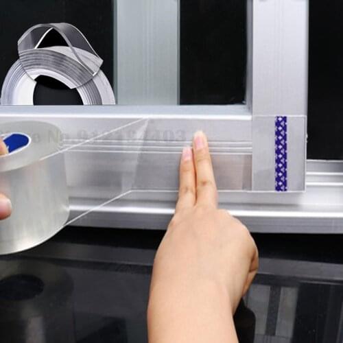 1/3/5/10 Nano Tracsless Tape Double Sided Tape Transparent No Trace Reusable Waterproof Adhesive Tape Cleanable Home Gekkotape