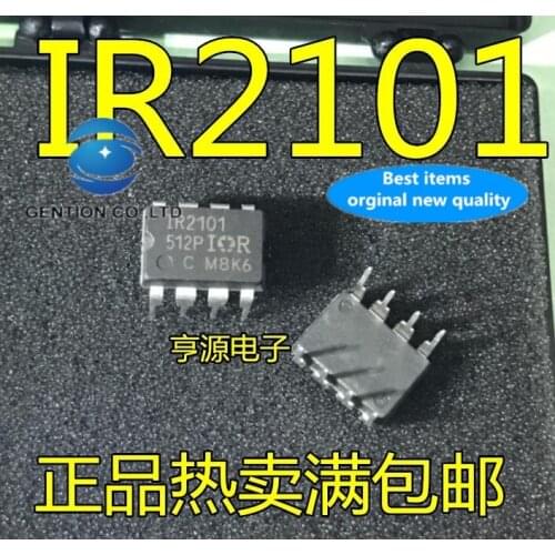 10PCS IR2101 IR2101PBF DIP-8 bridge drive-external switch in stock 100% new and original
