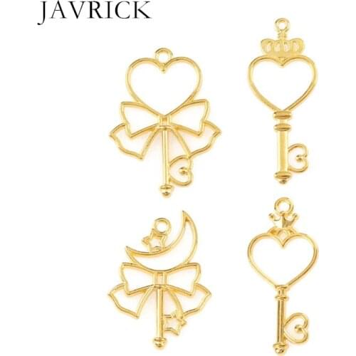 4Pcs Fairy Wand Magic Stick UV Frame Pendant Open Bezel Setting Craft Tool DIY Pendant Accessories Jewelry Making Tool