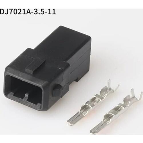 500SETS DJ7021A-3.5-11 3.5mm 2Pin AMP Car Electrical Wire Connectors for Audi ,BMW,Honda,Toyota,NISSAN AND other models