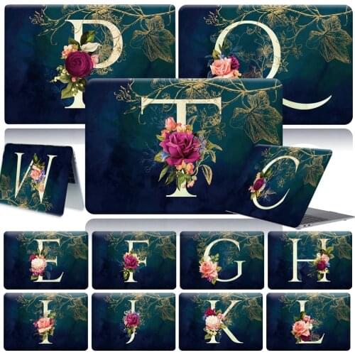 Laptop Case for Apple MacBook Pro 13/15/16 Inch/MacBook Air 13/11 Inch/Macbook 12 26 Letter Series Hard Shell Protective Cover